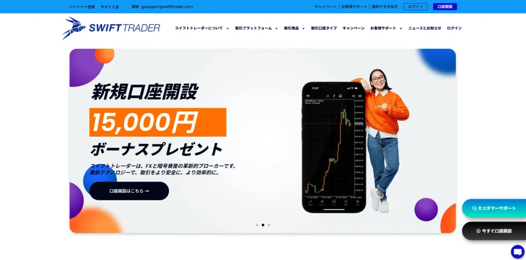 SwiftTrader公式サイト